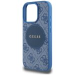 Case Guess 4G Circle Classic Logo MagSafe for iPhone 16 Pro Max blue - imagine 6