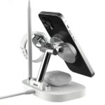 AWEI 4in1 inductive charger W2215W Fast Charging black - imagine 3