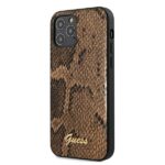 Guess GUHCP12LPUSNSMLBR iPhone 12 Pro Max 6,7" brown hardcase Script Python Collection