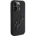 Karl Lagerfeld KLHCP15XSKSBMCK iPhone 15 Pro Max 6.7" black hardcase Silicone Karl Script - imagine 4