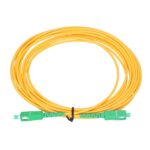 Extralink SC/APC-SC/APC white | Patchcord | LSOH, Single mode, Simplex, G.657A2, 3mm, 30m - imagine 2