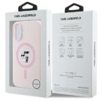 Karl Lagerfeld KLHMP16MSCMKCRHP iPhone 16 Plus 6.7" pink hardcase Silicone Karl&Choupette Head - imagine 8