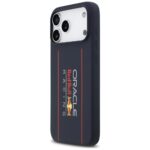 Red Bull Silicone Oversize Vertical Logo MagSafe Case for iPhone 17 Pro Max Navy Blue - imagine 2