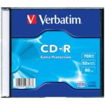 Verbatim CD-R Disc 700MB 52x Extra Protection white 1pc 43347 - imagine 2
