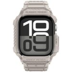 Pasek Spigen Rugged Armor Pro V2 do       Apple Watch 10 / 11 42mm beżowy - imagine 2