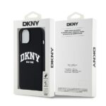 DKNY DKHMP15MSNYACH iPhone 15 Plus / 14 Plus 6.7" black hardcase Liquid Silicone White Printed Logo - imagine 8