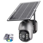 Extralink Mystic 4G PTZ | 3G/4G/LTE camera | with solar panel 8W, 1080p, IP66, 4x 18650 battery, Tuya - imagine 2