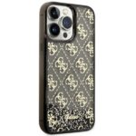 Guess GUHCP14XLC4PSGK iPhone 14 Pro Max 6.7" black hardcase Liquid Glitter 4G Transculent - imagine 4