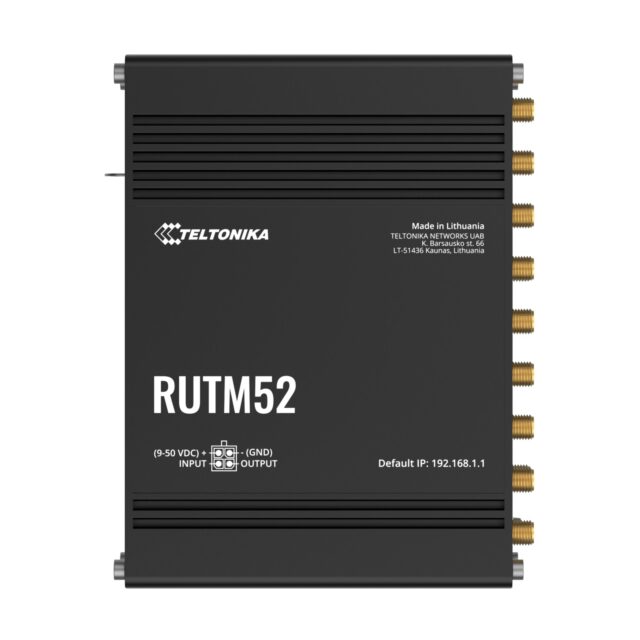 Teltonika RUTM52 | 5G Router | 5x GbE, Dual SIM, eSIM, Wi-Fi 5 - imagine 3