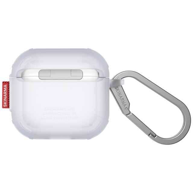 Case Skinarma Mecha CE for AirPods 4 frost - imagine 3