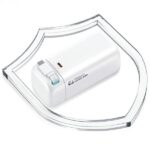 USAMS Powerbank with Retractable Cable USB-CRetractable 18000 mAh PD45W Fast Charge XMF Series white - imagine 4