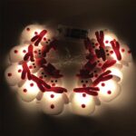 Lampki choinkowe - bałwanki10 szt. / 165 cm - imagine 2