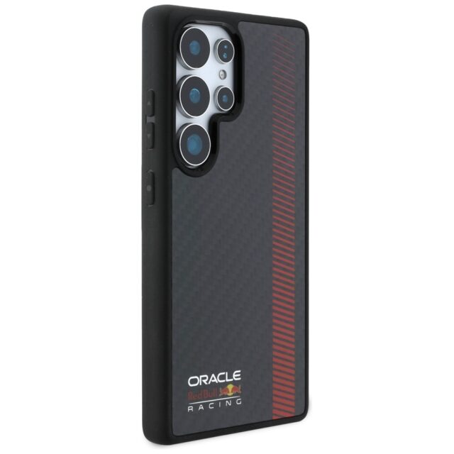 Red Bull Real Carbon Fiber Powerbar MagSafe Case for Samsung Galaxy S25 Ultra Black - imagine 4