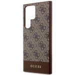 Guess GUHCS24LG4GLBR S24 Ultra S928 brown hardcase 4G Stripe Collection - imagine 6