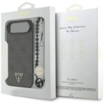 Case Guess 4G Strap Triangle Logo        MagSafe for iPhone Air black - imagine 8