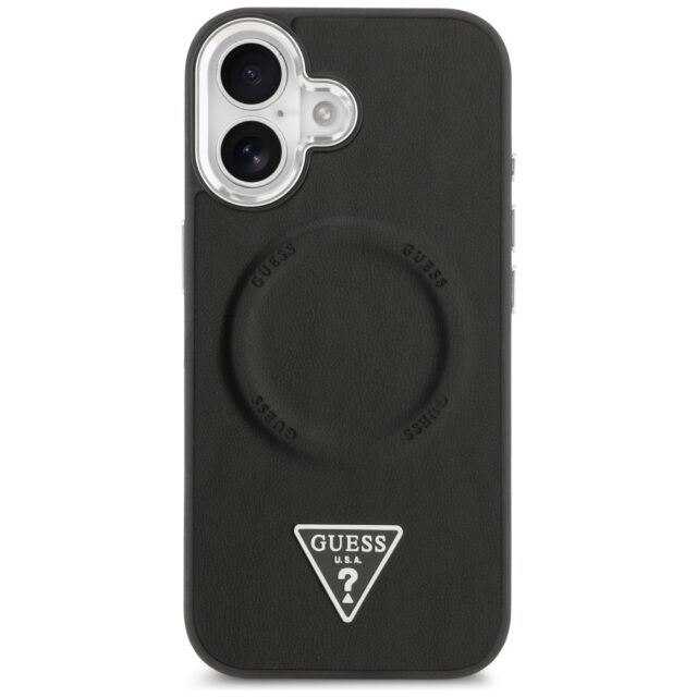 Guess Triangle Logo MagSafe Case for iPhone 17 Black - imagine 3