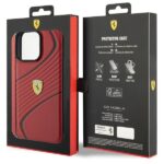 Ferrari FEHCP15XPTWR iPhone 15 Pro Max 6.7" red hardcase Twist Metal Logo - imagine 8