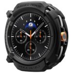Spigen Rugged Armor Case for Samsung Galaxy Watch 8 Classic 46mm black - imagine 2