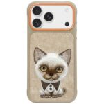 Nimmy Big Eyed Pet 2.0 Cat Case for iPhone 17 Pro Max Beige