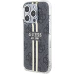 Guess GUHCP15XH4PSEGK iPhone 15 Pro Max 6.7" black hardcase IML 4G Gold Stripe - imagine 2