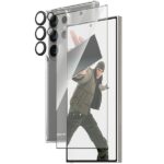 PanzerGlass Bundle 3in1 Sam S24 UltraS928 Hardcase + Screen Protector + Camera Lens B1212+7352 - imagine 2