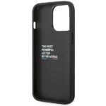 BMW BMHCP14X22PTDK iPhone 14 Pro Max 6,7" black Leather Stamp Tricolor - imagine 7