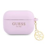 Guess GUAPLSC4EU AirPods Pro cover purple Charm 4G Collection