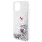 Hello Kitty HKHCP15SLIKHET iPhone 15 /14 / 13 6.1" silver hardcase Liquid Glitter Charms Kit - imagine 6