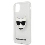 Karl Lagerfeld KLHCN61CHTUGLS iPhone 11 6,1" / Xr silver hardcase Glitter Choupette - imagine 6