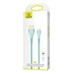 USAMS Braided U33 Lightning Cable 1.2m 2A Fast Charging cyan SJ360USB02 (US-SJ360)
