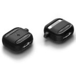 Spigen Rugged Armor AirPods 4 matte black ACS08642 - imagine 8