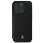 Mercedes MEHCP16L23RWRSK iPhone 16 Pro 6.3" black hardcase MB Waves Leather - imagine 3