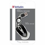 Verbatim Go Mini Optical Mouse USB-A 1000 dpi black 49020 - imagine 4