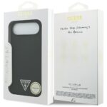Case Guess Silicone Triangle Logo MagSafe for iPhone 17 Air black - imagine 8