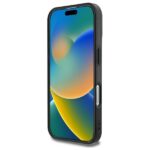 Guess GUHMP16SH4PYEEK iPhone 16 6.1" black hardcase IML Peony On 4G Background MagSafe - imagine 5