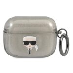 Karl Lagerfeld KLAPUKHGK AirPods Procover black Glitter Karl`s Head