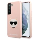 Karl Lagerfeld KLHCS22SSLCHPI S22 S901hardcase  pink Silicone Choupette Head