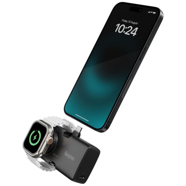 PowerBank 3in1 Bazic Koda 5000mAh PD20W   USB-C/Lightning black - imagine 4