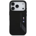 BMW M Silicon Vertical Logo MagSafe Case for iPhone 17 Pro Black - imagine 3