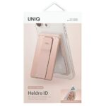UNIQ Heldro ID Magnetic Wallet with Stand and Strap Pink/Blush Pink - imagine 10