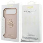 Guess Grained Big 4G & Classic Logo Case for iPhone Air Pink - imagine 8