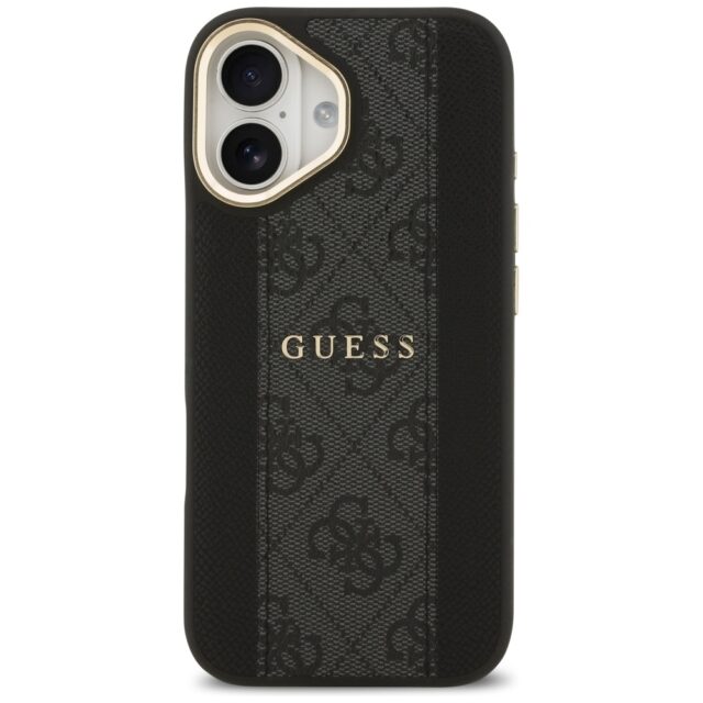 Case Guess 4G Stripe MagSafe for iPhone 17 black - imagine 3