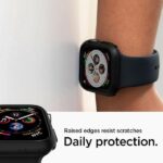 Spigen Thin Fit  Apple Watch 4/5/6/7/SE/SE 3  44/45mm  black 062CS24474 - imagine 5