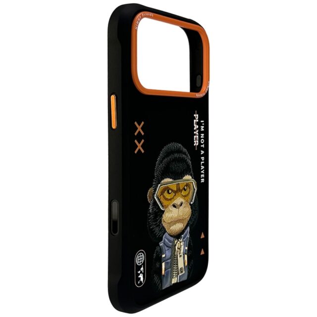 Case Nimmy Cool&Cute 2.0 Gorilla for iPhone 17 Pro black - imagine 2
