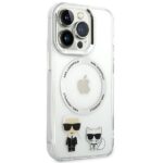 Karl Lagerfeld KLHMP14XHKCT iPhone 14 Pro Max 6,7" hardcase transparent Karl & Choupett - imagine 4