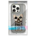 Nimmy case iPhone 16 Pro Max 6.9" gray Glasses Cool Dog - imagine 9