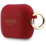 Case Guess Silicone Glitter Ring for AirPods Pro 3 fuchsia - imagine 3