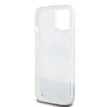 DKNY DKHCP15SLBNAET iPhone 15 / 14 / 13 6.1" white hardcase Liquid Glitter Big Logo - imagine 7