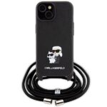 Karl Lagerfeld KLHCP15MSAKCPSK iPhone 15 Plus / 14 Plus 6.7" hardcase black Crossbody Saffiano - imagine 2