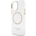 Guess GUHMP12MHTRMD iPhone 12/12 Pro 6.1" gold hardcase Metal Outline Magsafe - imagine 6